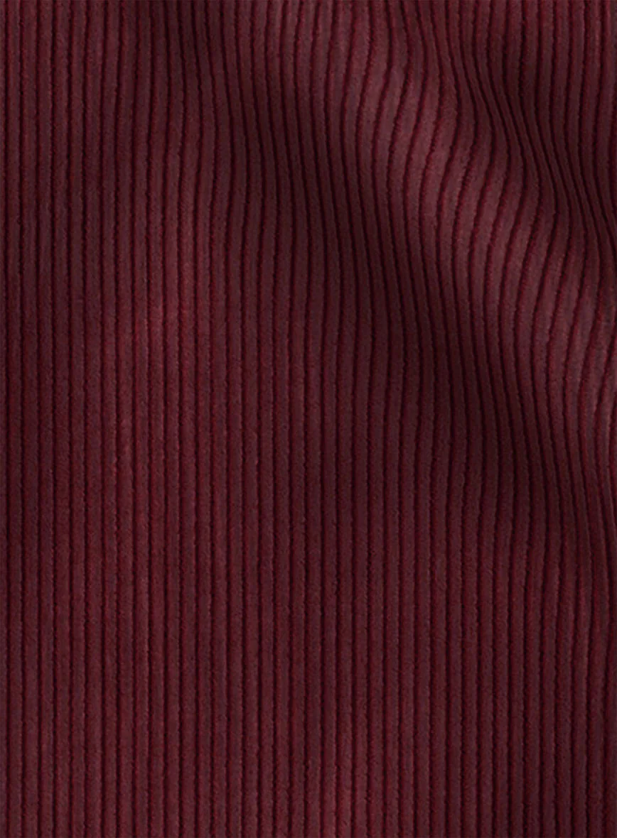 Trucker Berry Wine Corduroy Shirt - Image 4