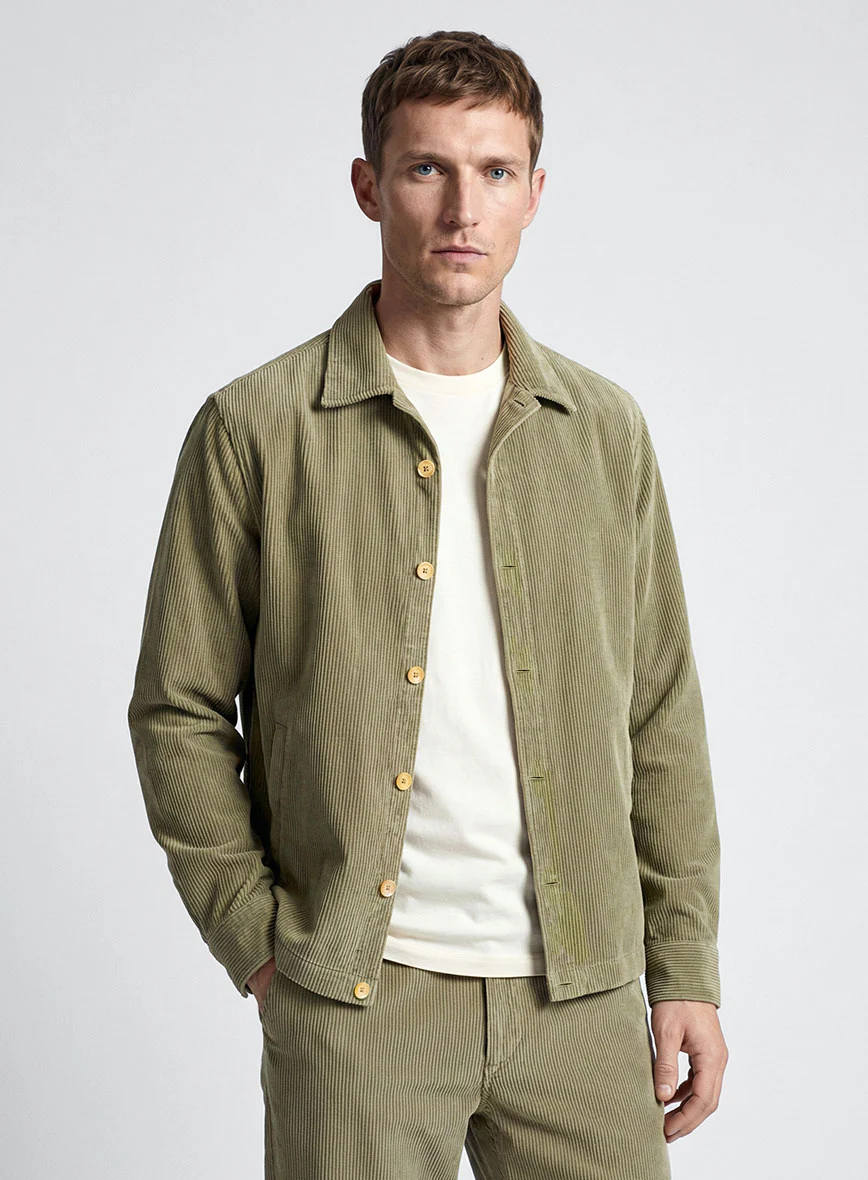 Trucker Fawn Corduroy Shirt
