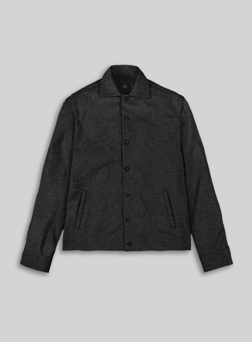 Trucker Light Weight Hamburg Charcoal Tweed Shirt