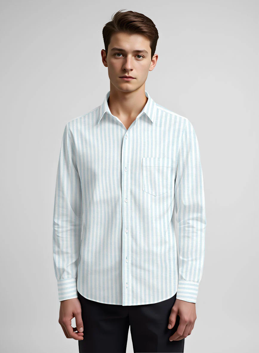 Tundra Stripe Cotton Shirt - Image 3