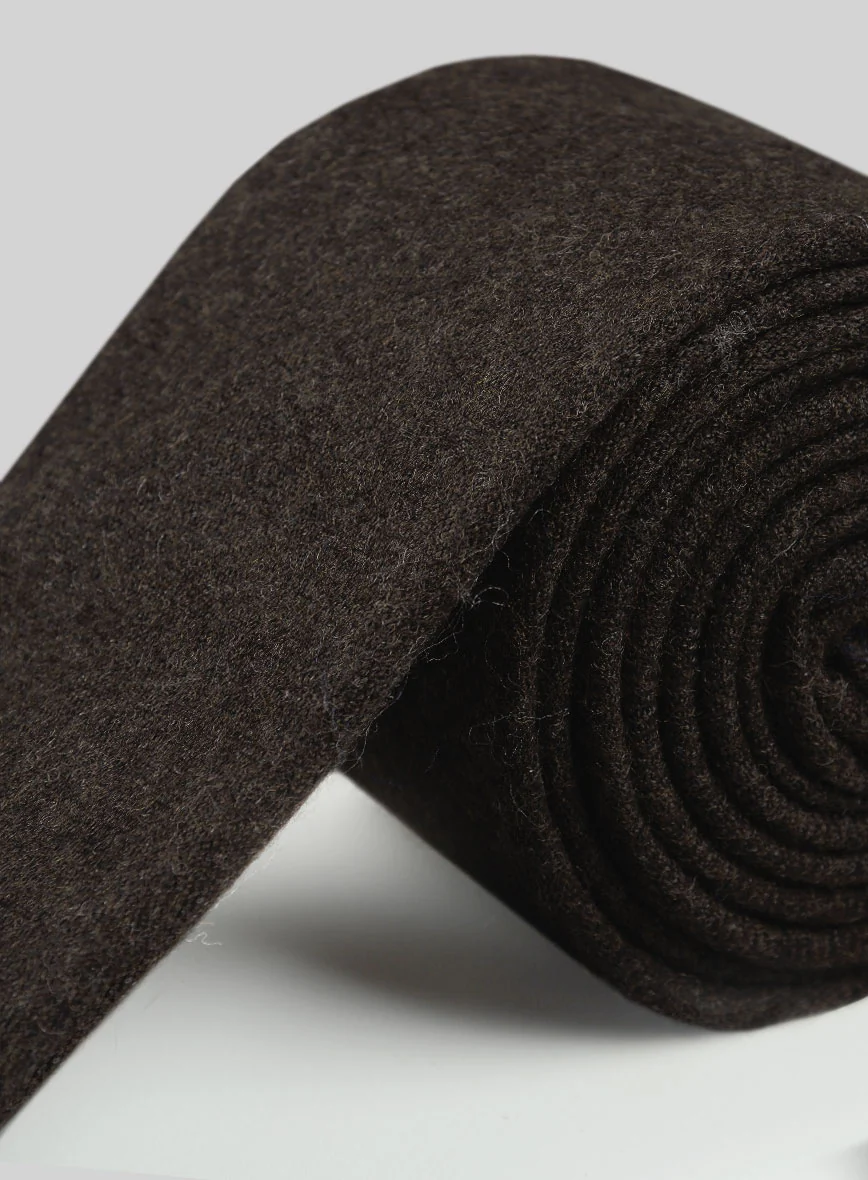 Tweed Tie - Naples Dark Brown - Image 3
