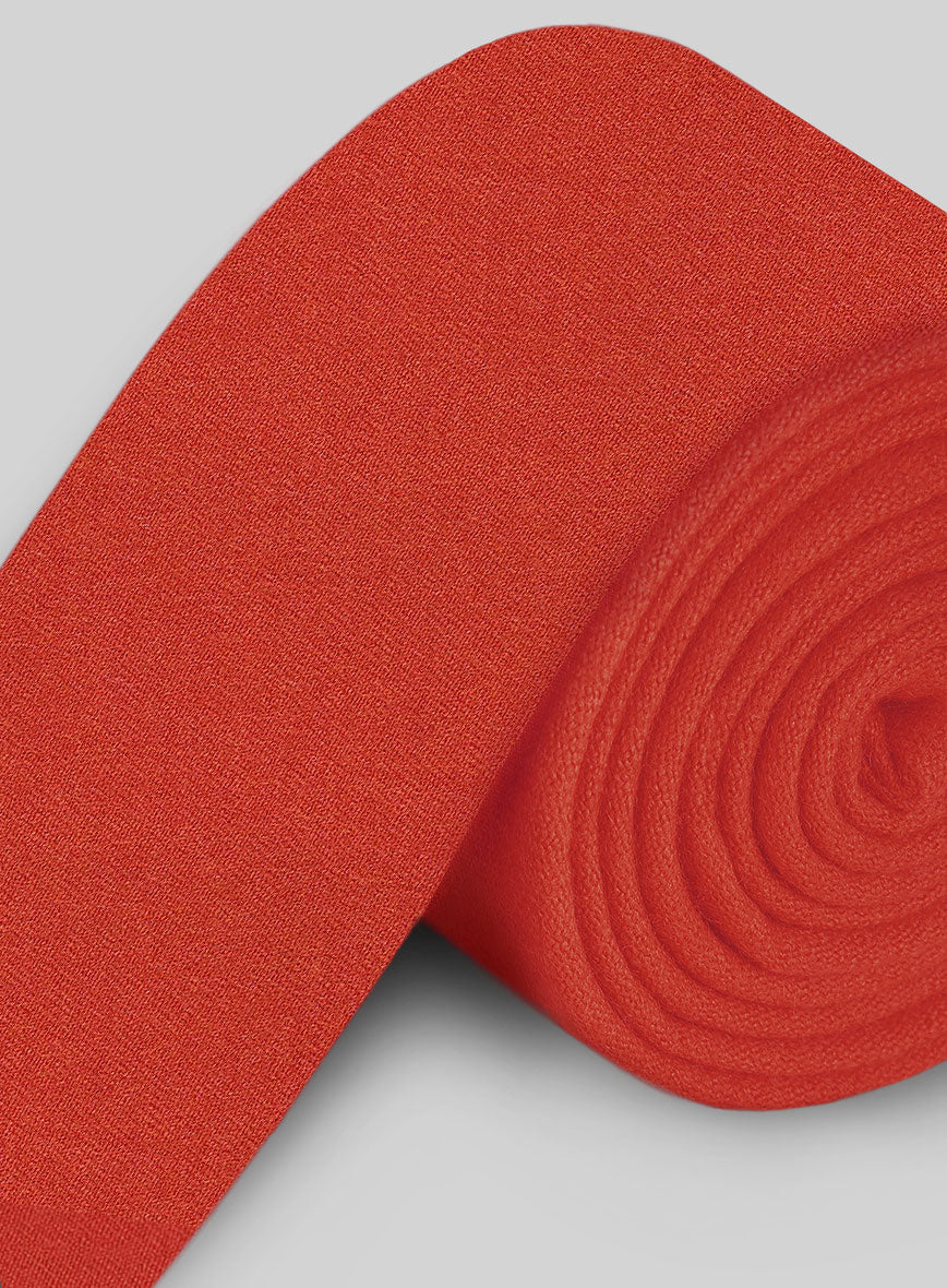 Tweed Tie - Naples Fiery Orange - Image 3