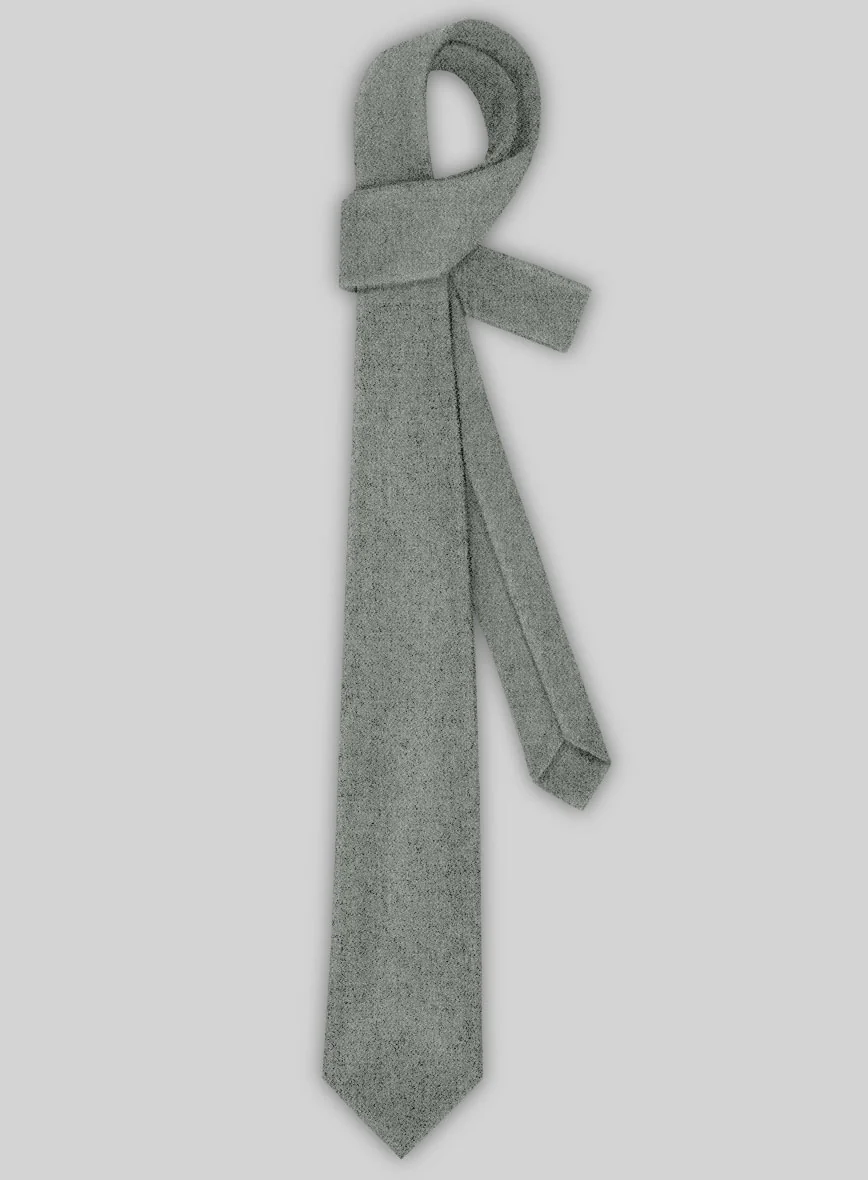 Tweed Tie - Naples Milano Sage Green - Image 2