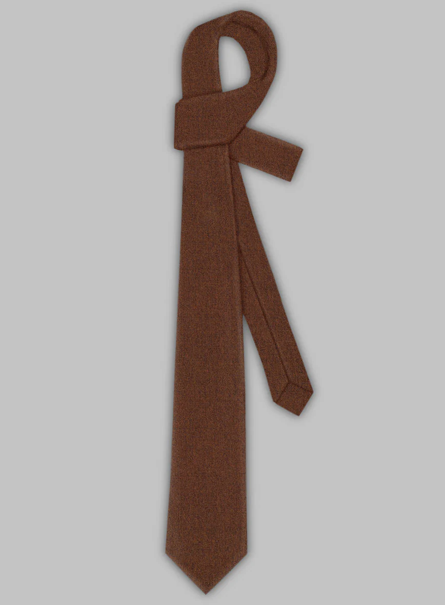 Tweed Tie - Naples Prego Rust - Image 2
