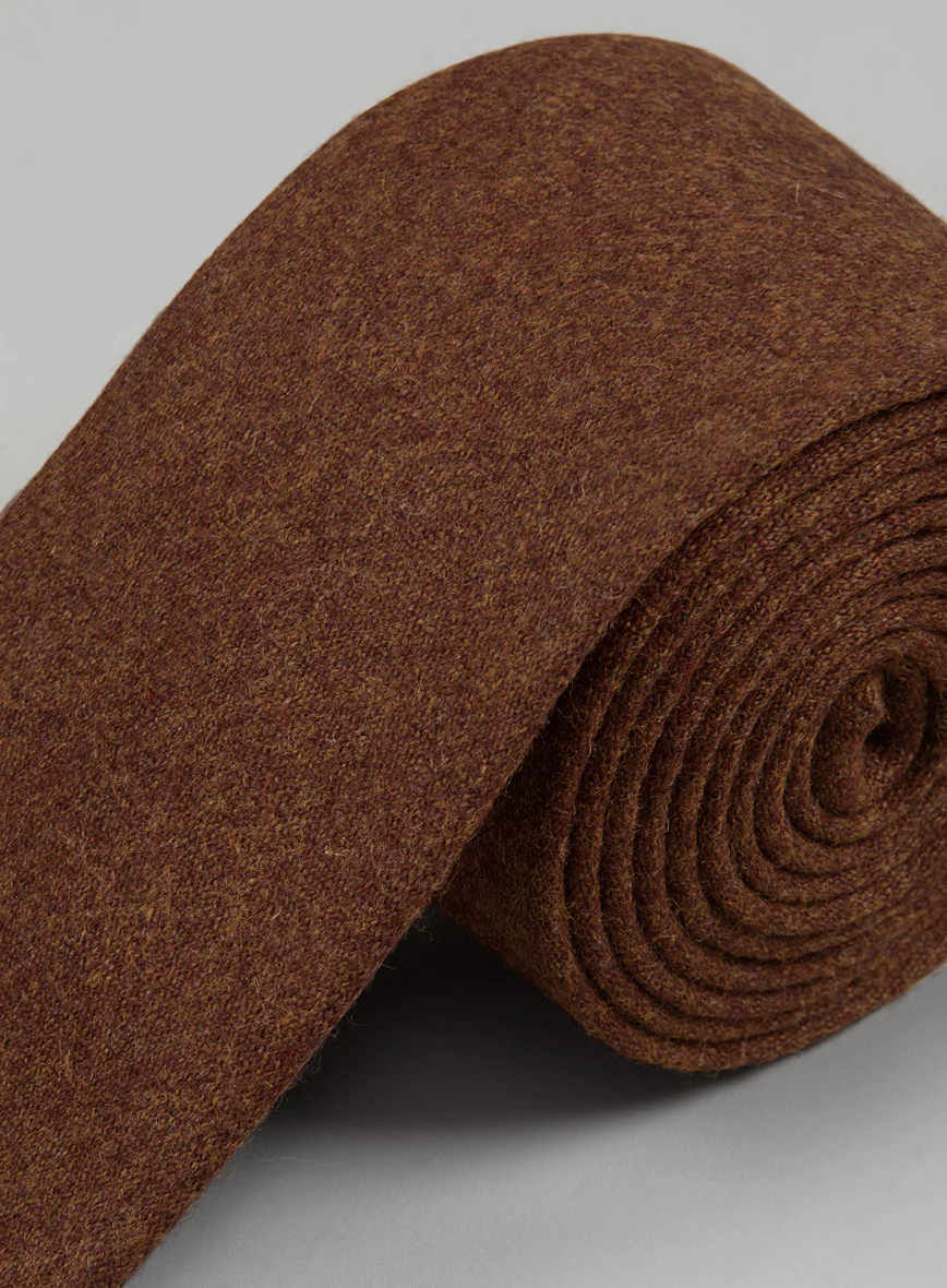 Tweed Tie - Naples Prego Rust - Image 3