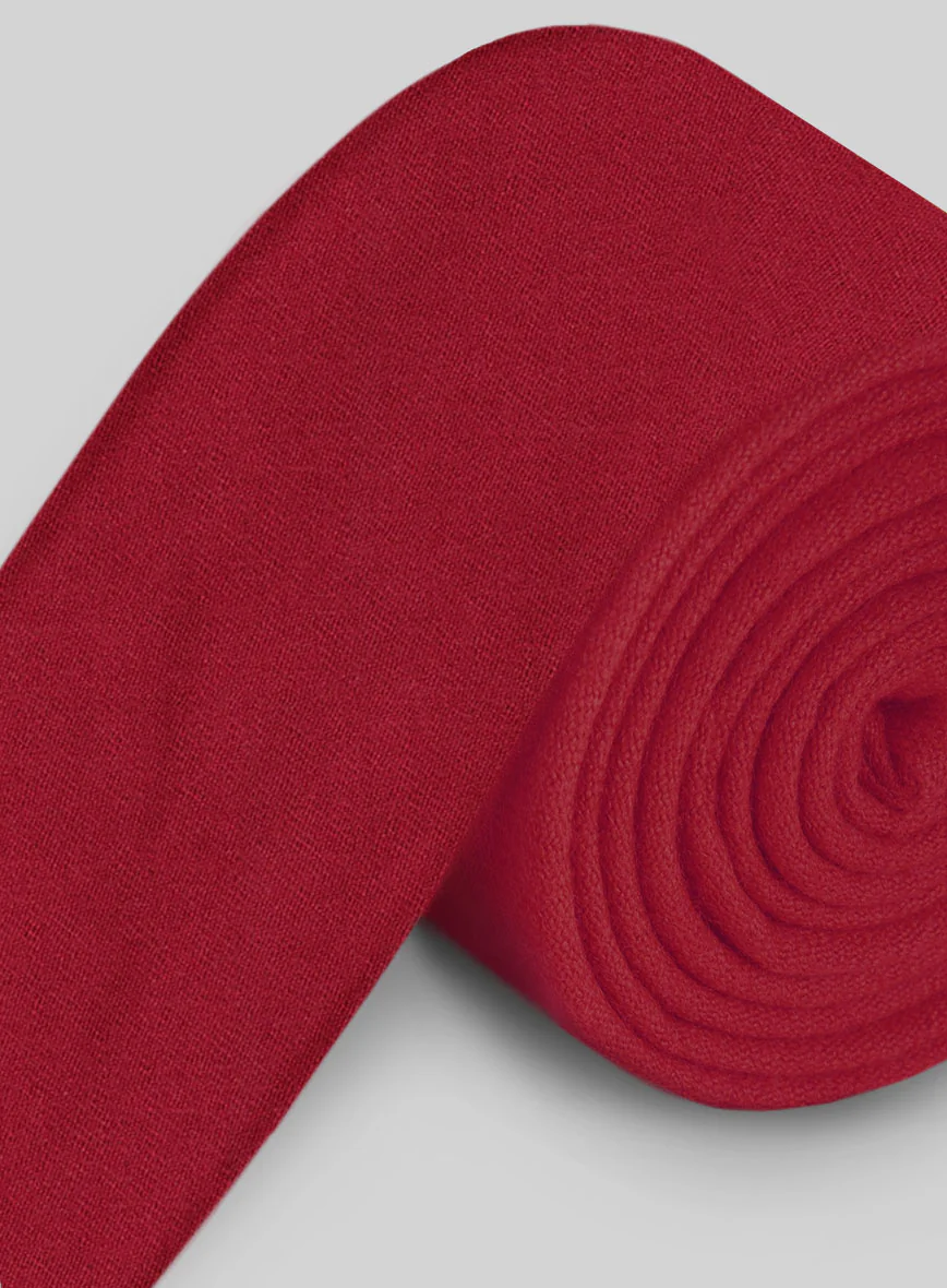 Tweed Tie - Naples Red - Image 3