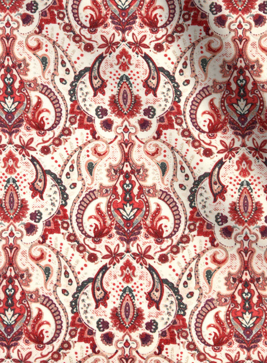 Vermello Regale Silk Cotton Shirt - Image 5