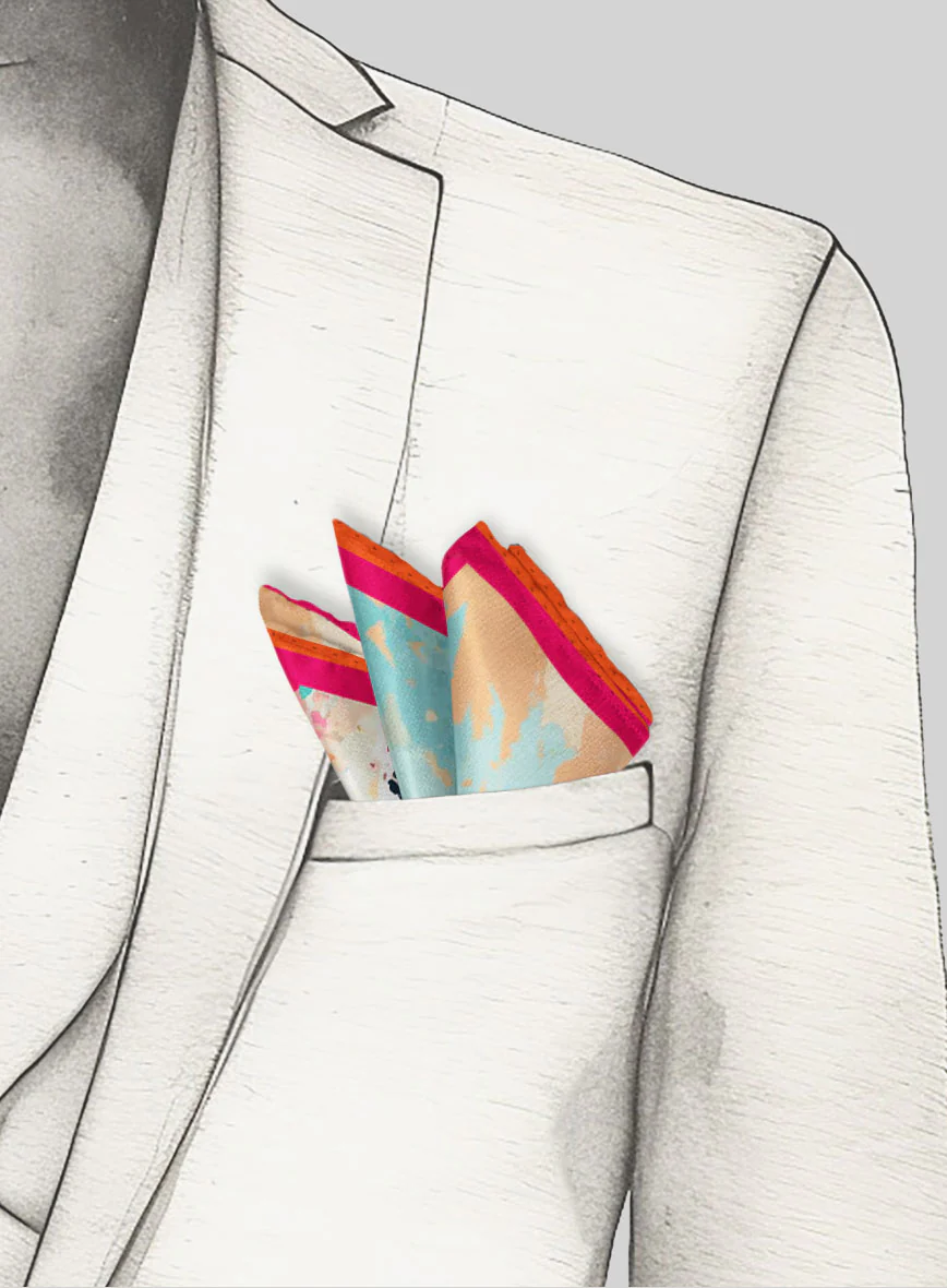Victory Gallop Silk Pocket Square - Image 4