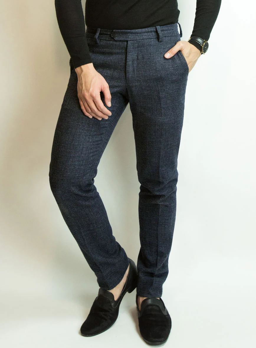 Vintage Glasgow Blue Tweed Pants - Image 3