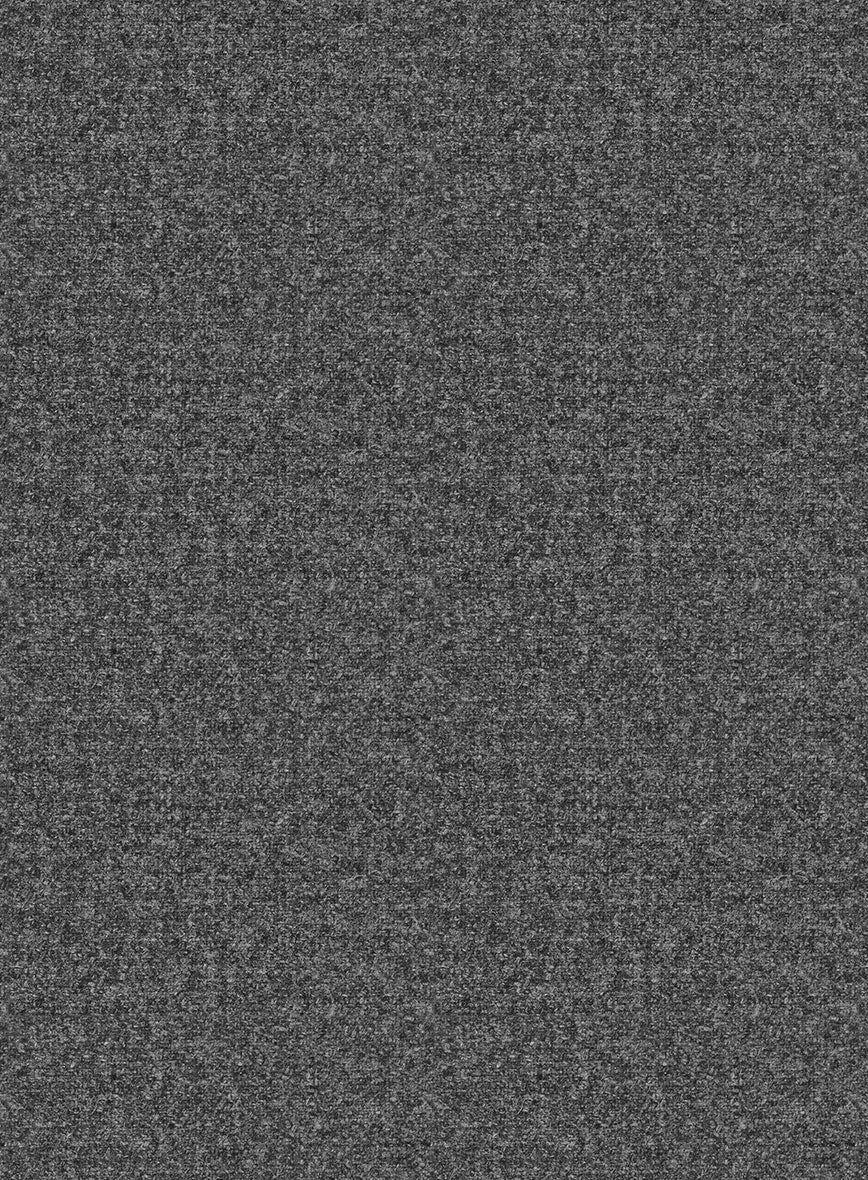 Vintage Plain Dark Gray Tweed Suit - Image 11