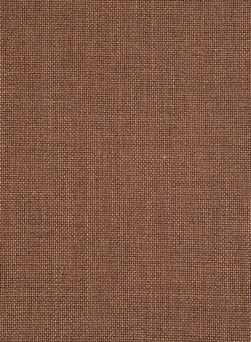 Walnut Brown Hopsack Pants - Image 3