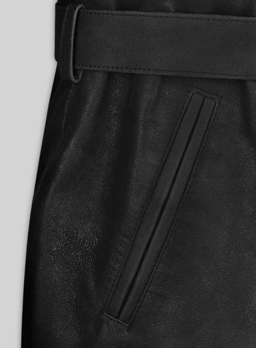 Watch Dog Leather Trench Coat - Image 3