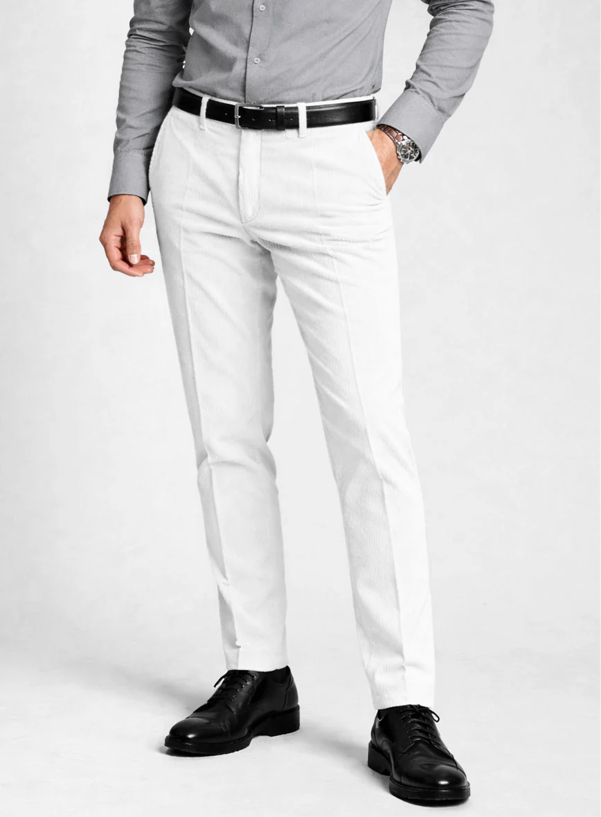 White Corduroy Suit - Image 5