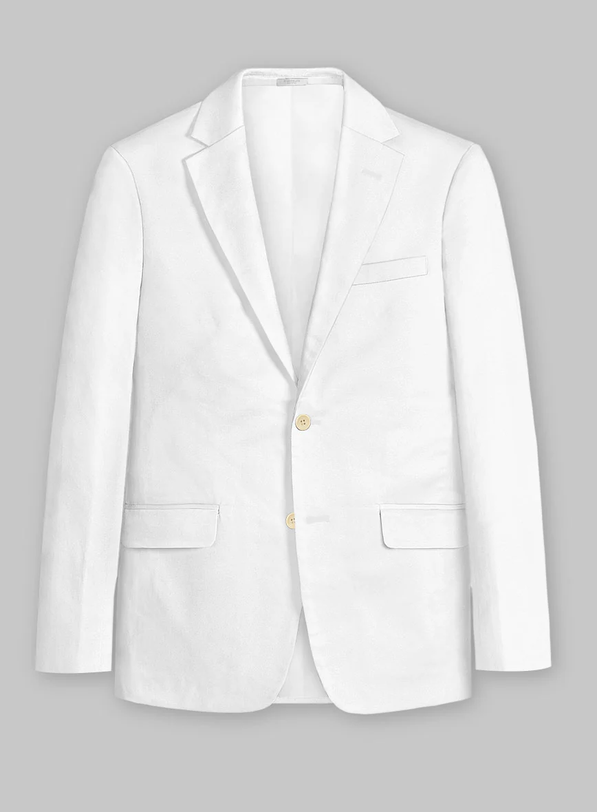 White Stretch Chino Suit - Image 2