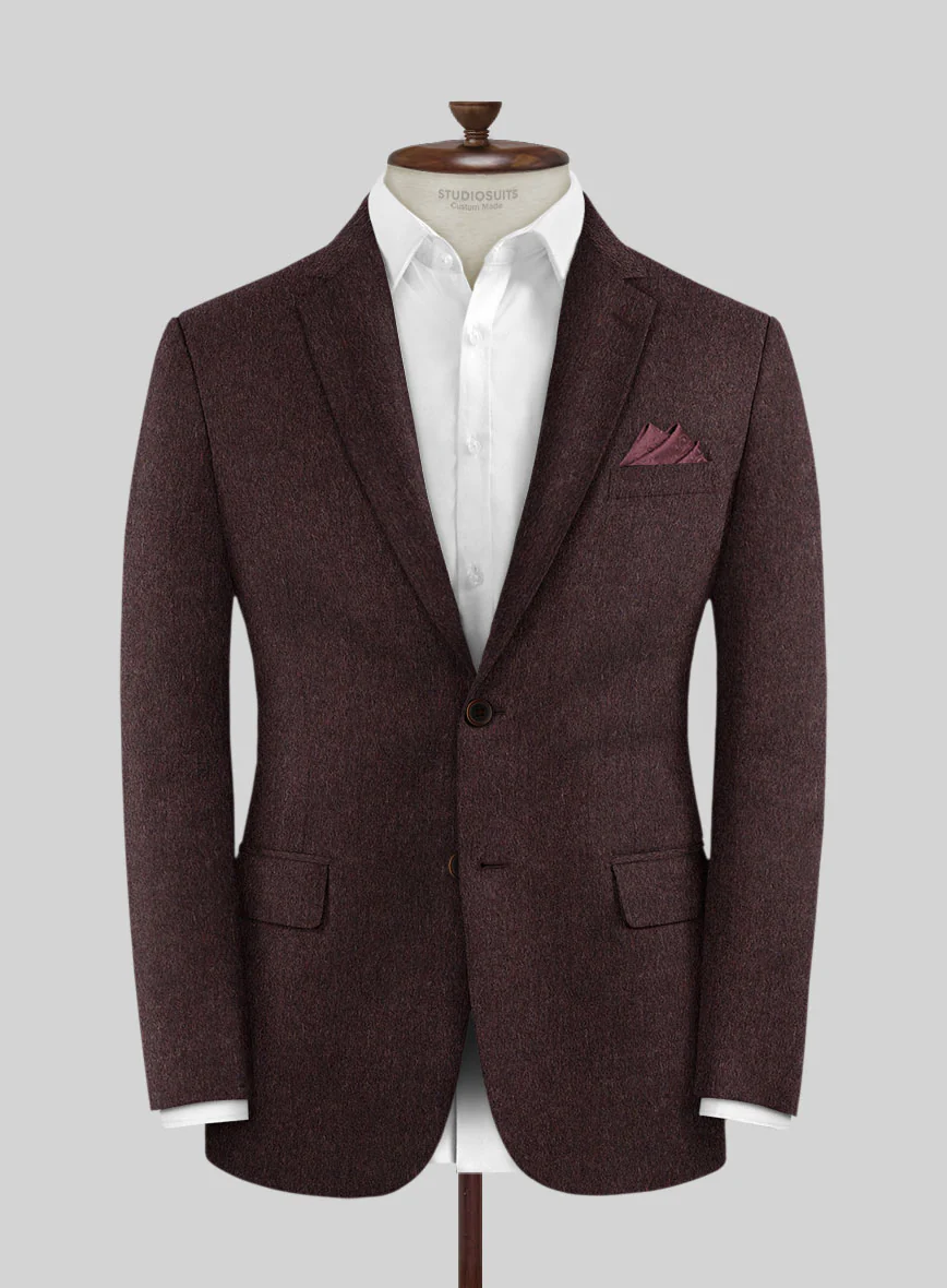 Wine Cashmere Jacket