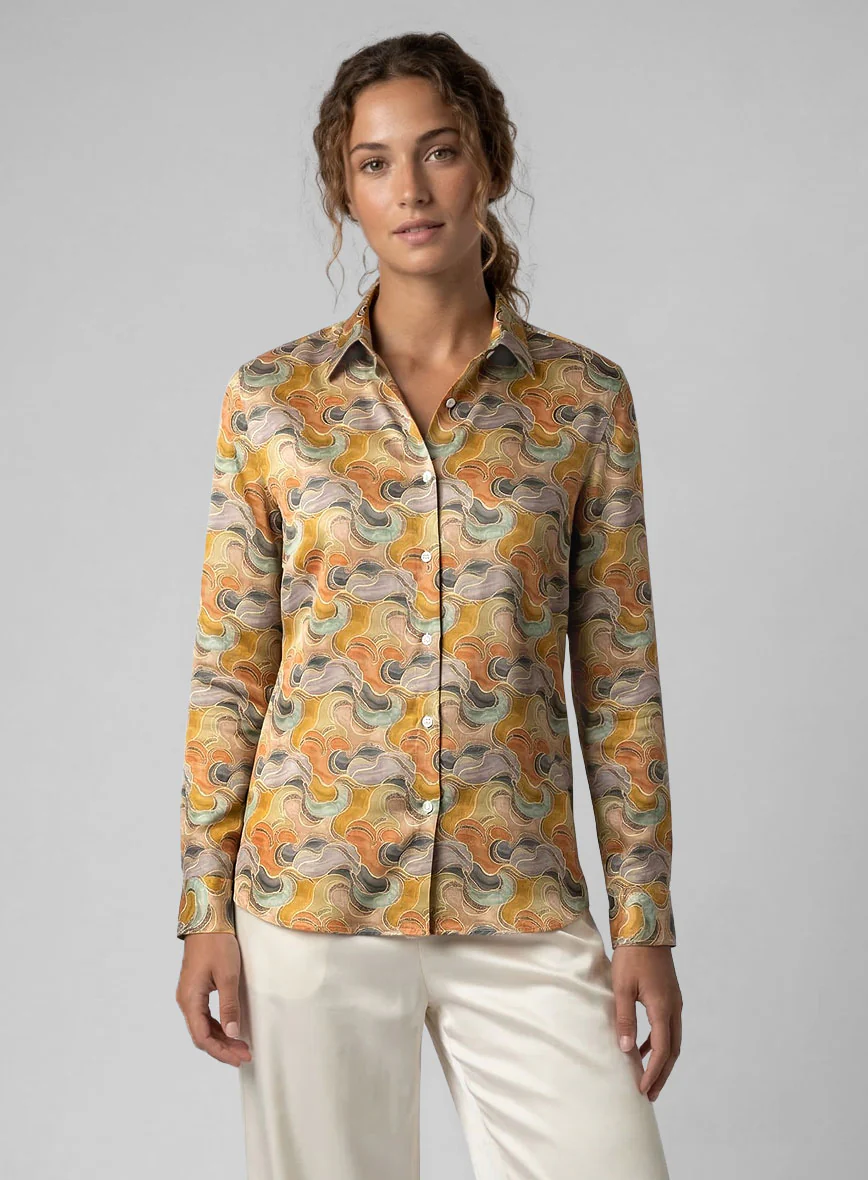 Women's Alida Silk Cotton Shirt