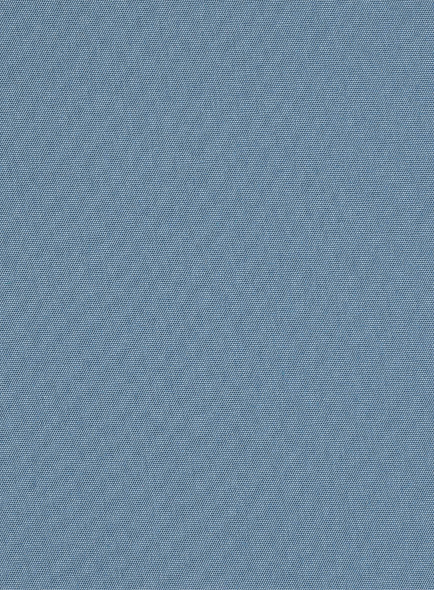 Women's Azure Blue Stretch Poplene Shirt - Image 3