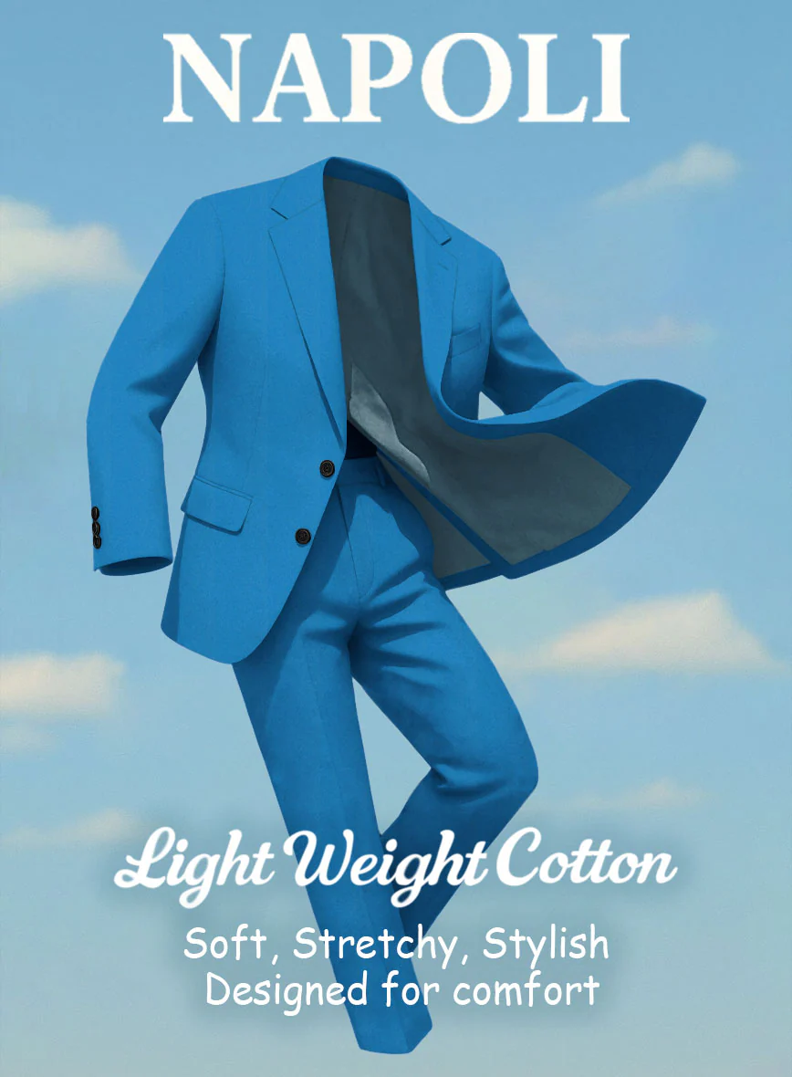 Women's Azure Napoli Stretch Light Weight Cotton Jacket - Image 3