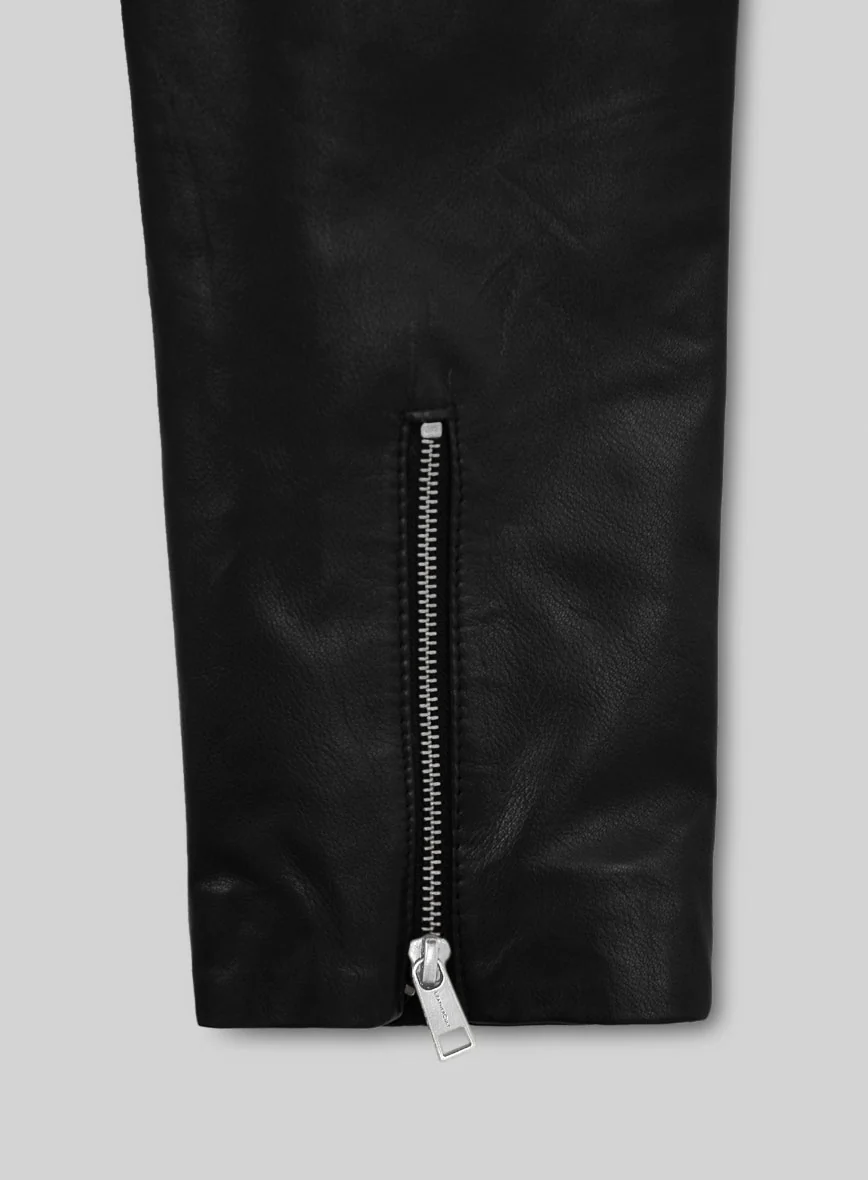 Women's Beyonce Leather Pants - Image 5