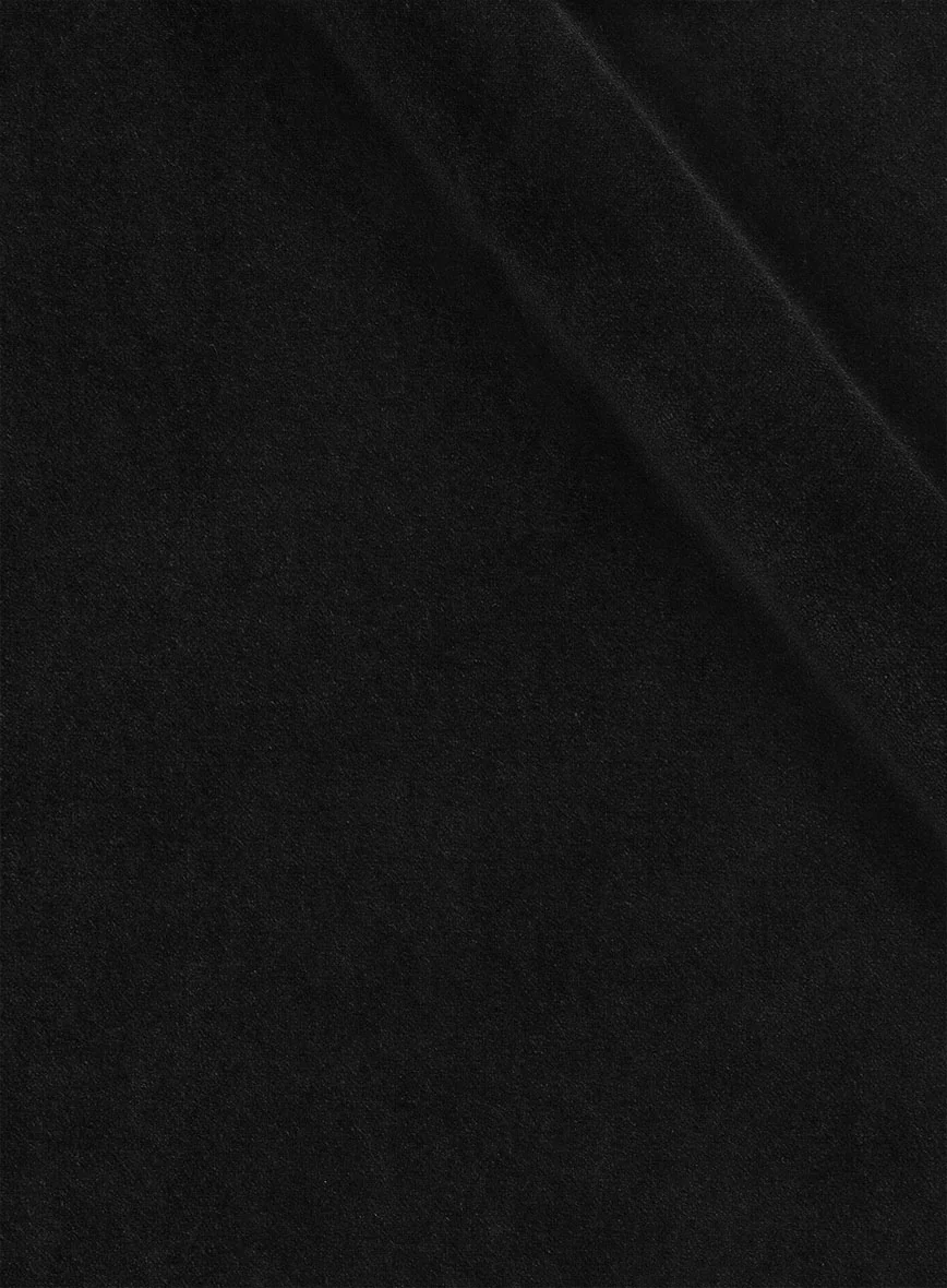 Women's Black Velvet Tuxedo Jacket - Image 2