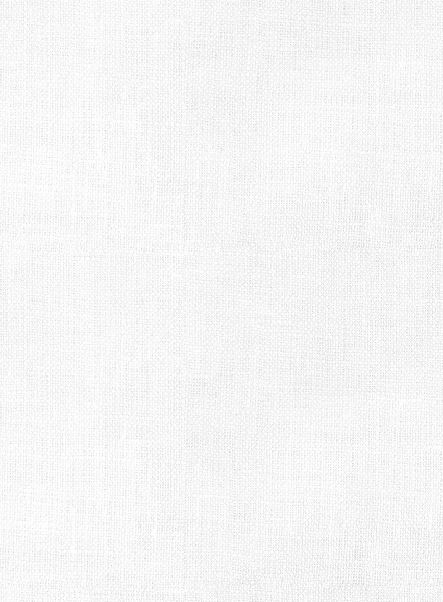 Women's European White Linen Shirt - Image 3