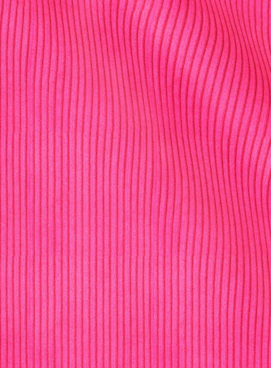 Women's Fusica Pink Corduroy Suit - Image 4
