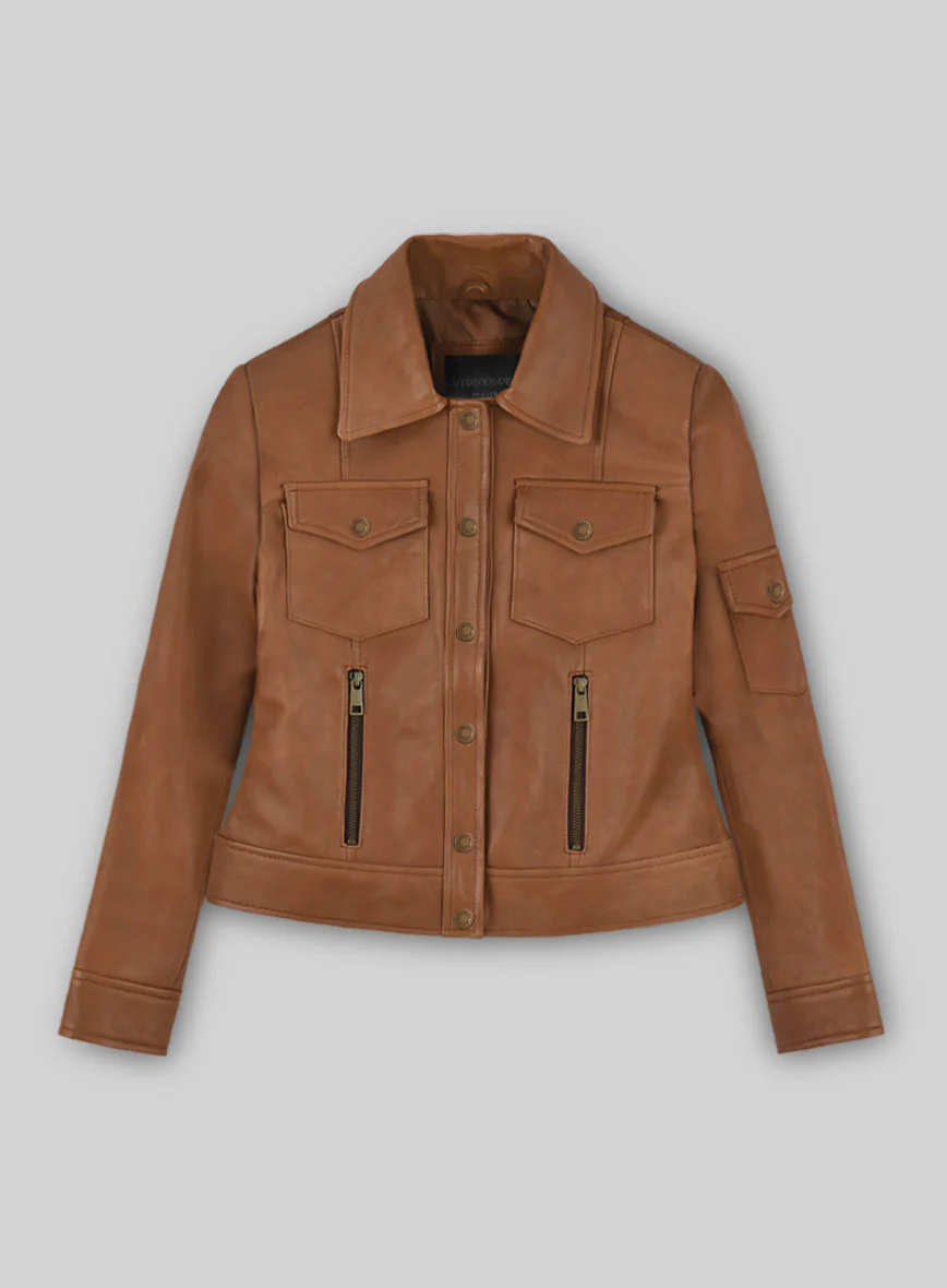 Women's Gigi Hadid Leather Jacket