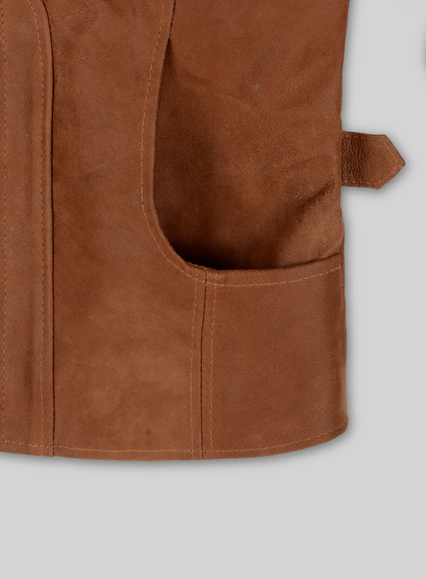 Women's Gigli Leather Jacket - Image 3