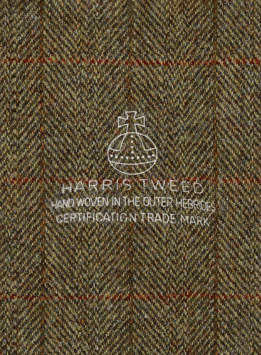Women's Harris Tweed Country Brown Check Suit - Image 4