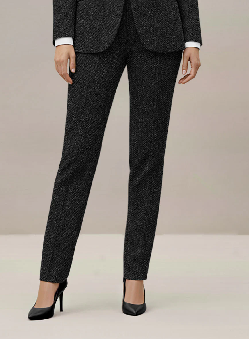 Women's Harris Tweed Royal Charcoal Suit - Image 3
