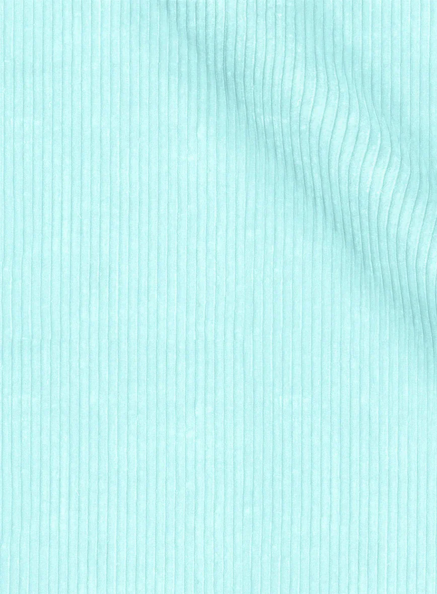 Women's Light Blue Corduroy Suit - Image 4