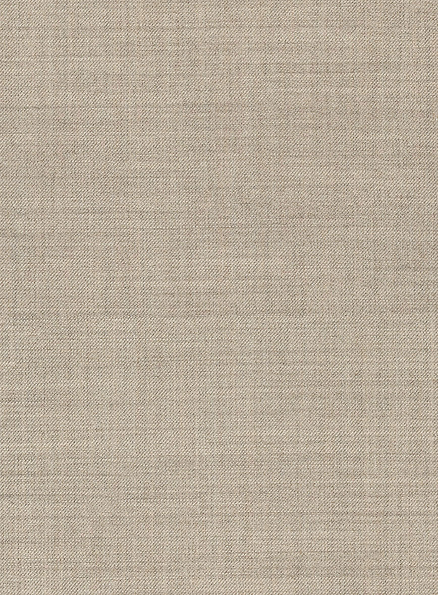 Women's Napolean Melange Khaki Wool Jacket - Image 2