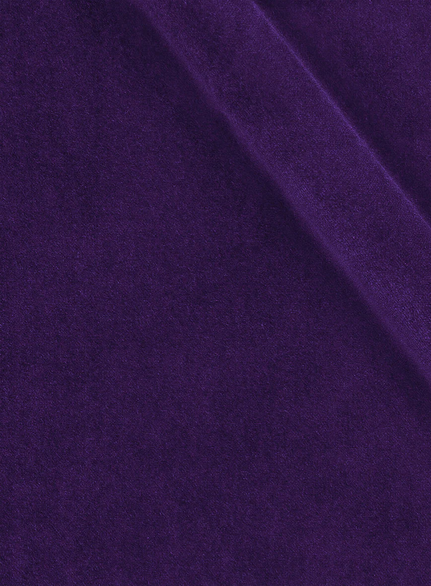 Women's Purple Velvet Pants - Image 2