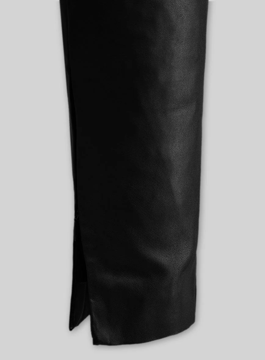 Women's Rebecca Romijn Leather Leggings - Image 4