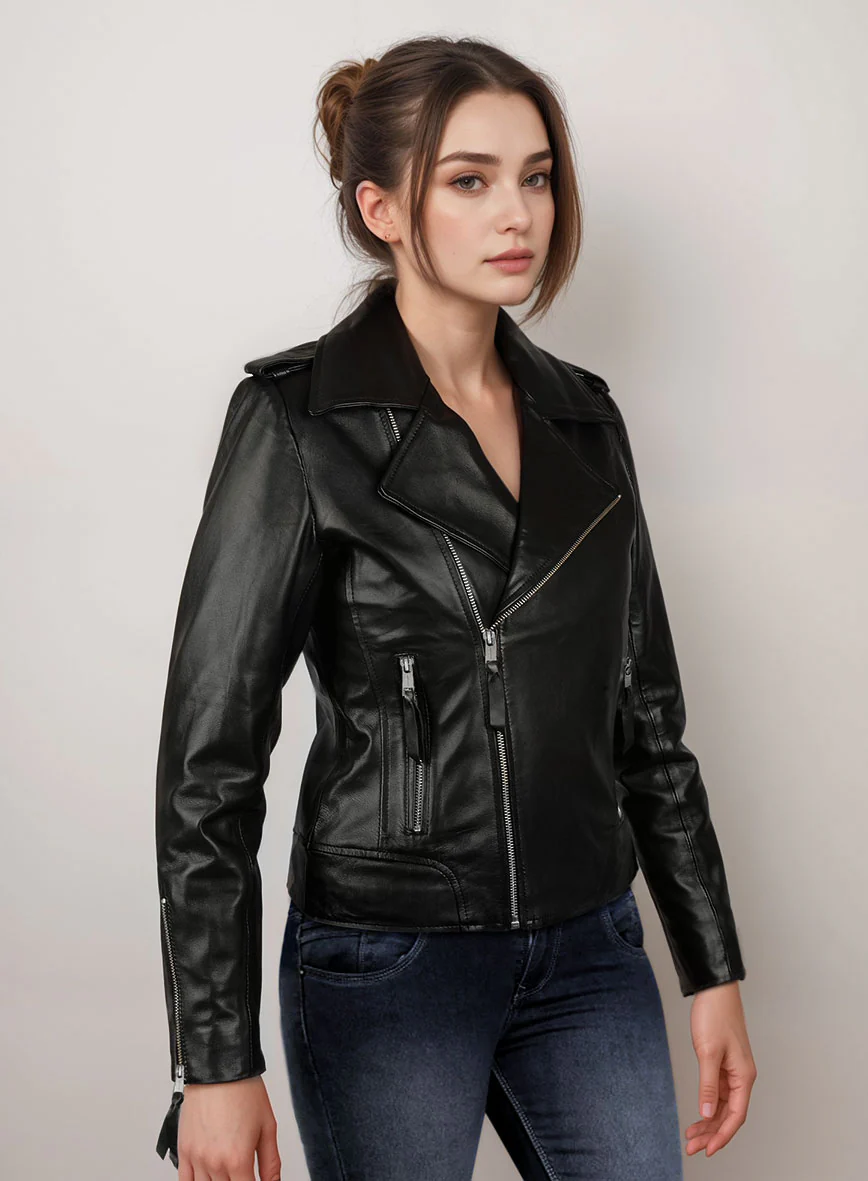 Women's Teenage Mutant Leather Jacket - Image 2