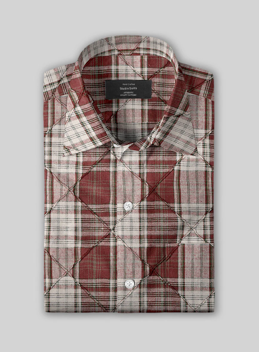 Woodsman Tartan Stitch Cotton Shirt