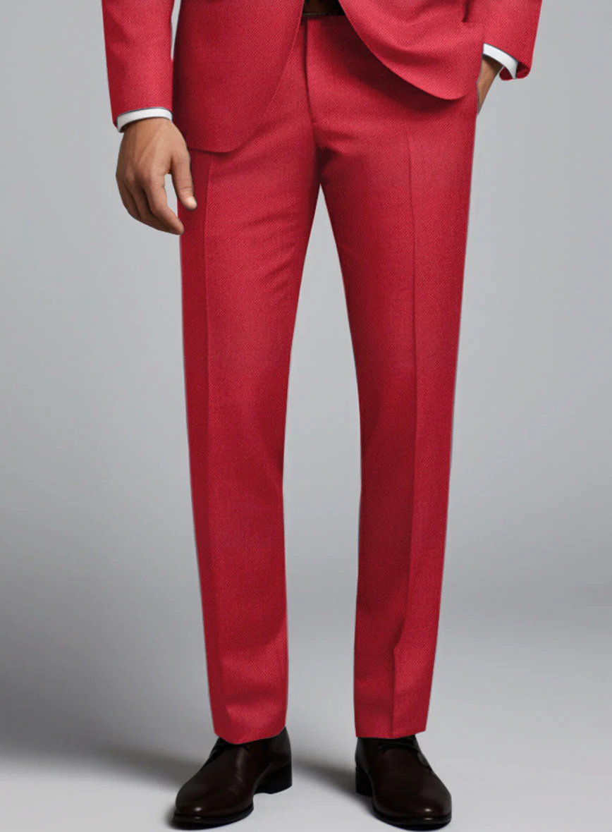 Wool Red Suit - Image 5