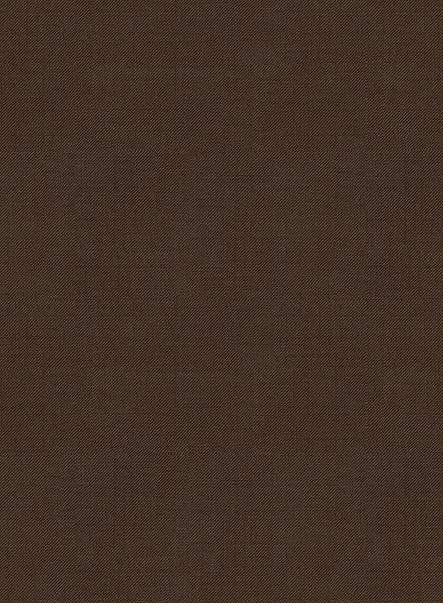 Worsted Brown Wool Pants - Image 3