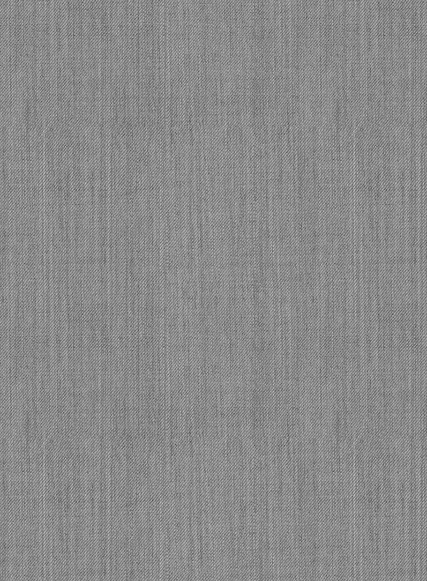 Worsted Light Gray Wool Pants - Image 4