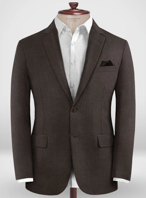 Lanificio Zegna Traveller Dark Brown Wool Jacket