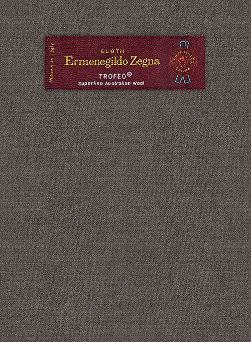 Lanificio Zegna Trofeo Brown Wool Jacket - Image 3