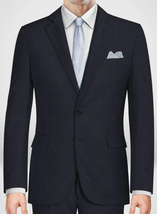 Lanificio Zegna Trofeo Dark Blue Wool Jacket - Image 3