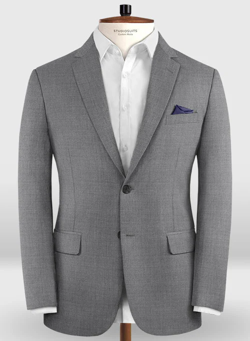 Lanificio Zegna Trofeo Gray Wool Jacket - Image 4