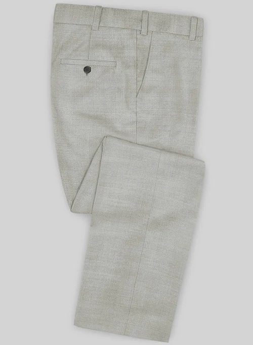 Lanificio Zegna Trofeo Light Gray Wool Pants