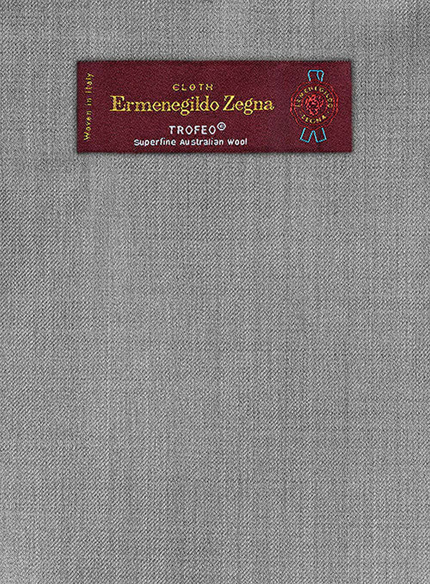 Lanificio Zegna Trofeo Mid Gray Wool Jacket - Image 3