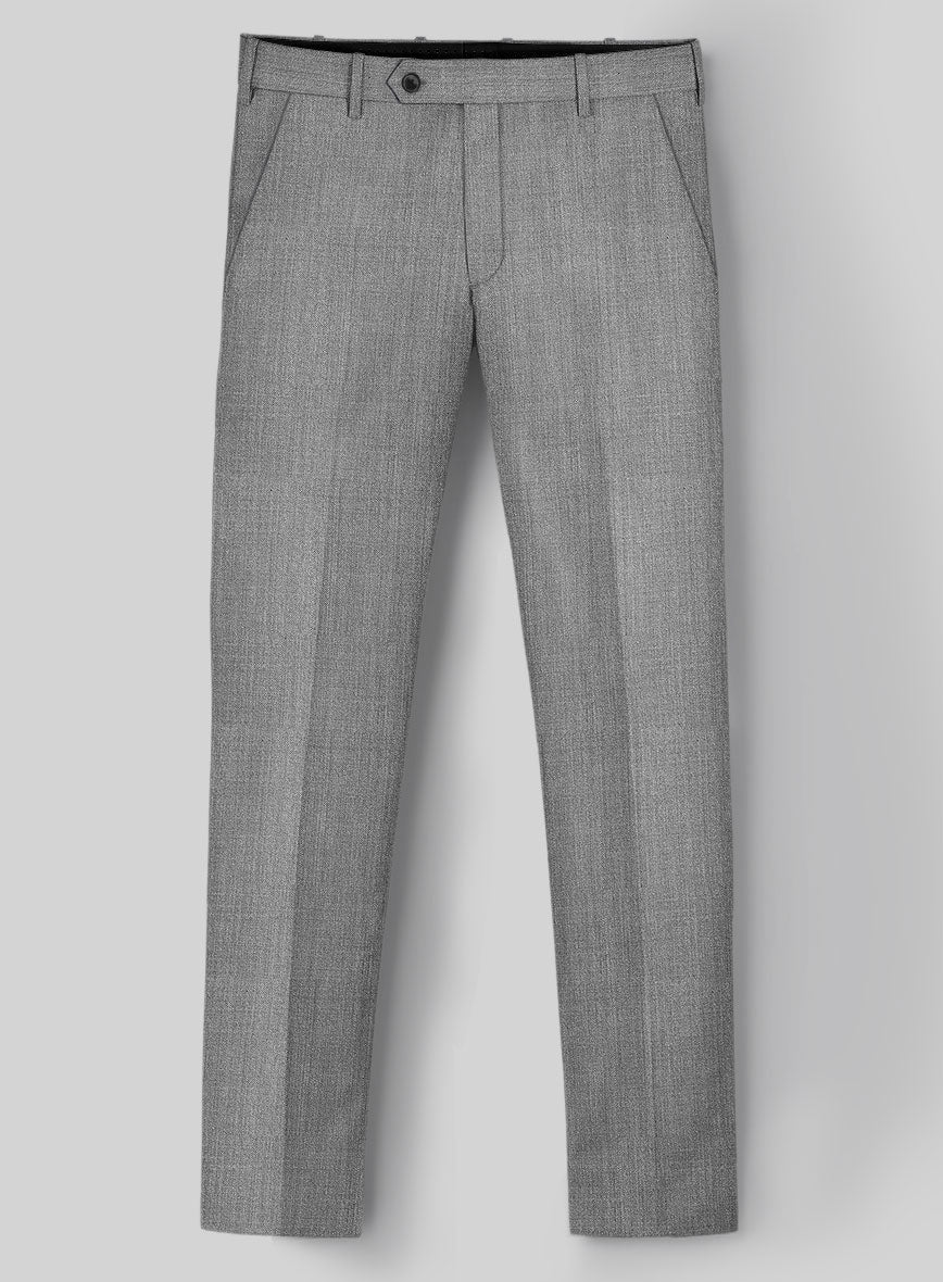 Lanificio Zegna Trofeo Mid Gray Wool Pants - Image 2
