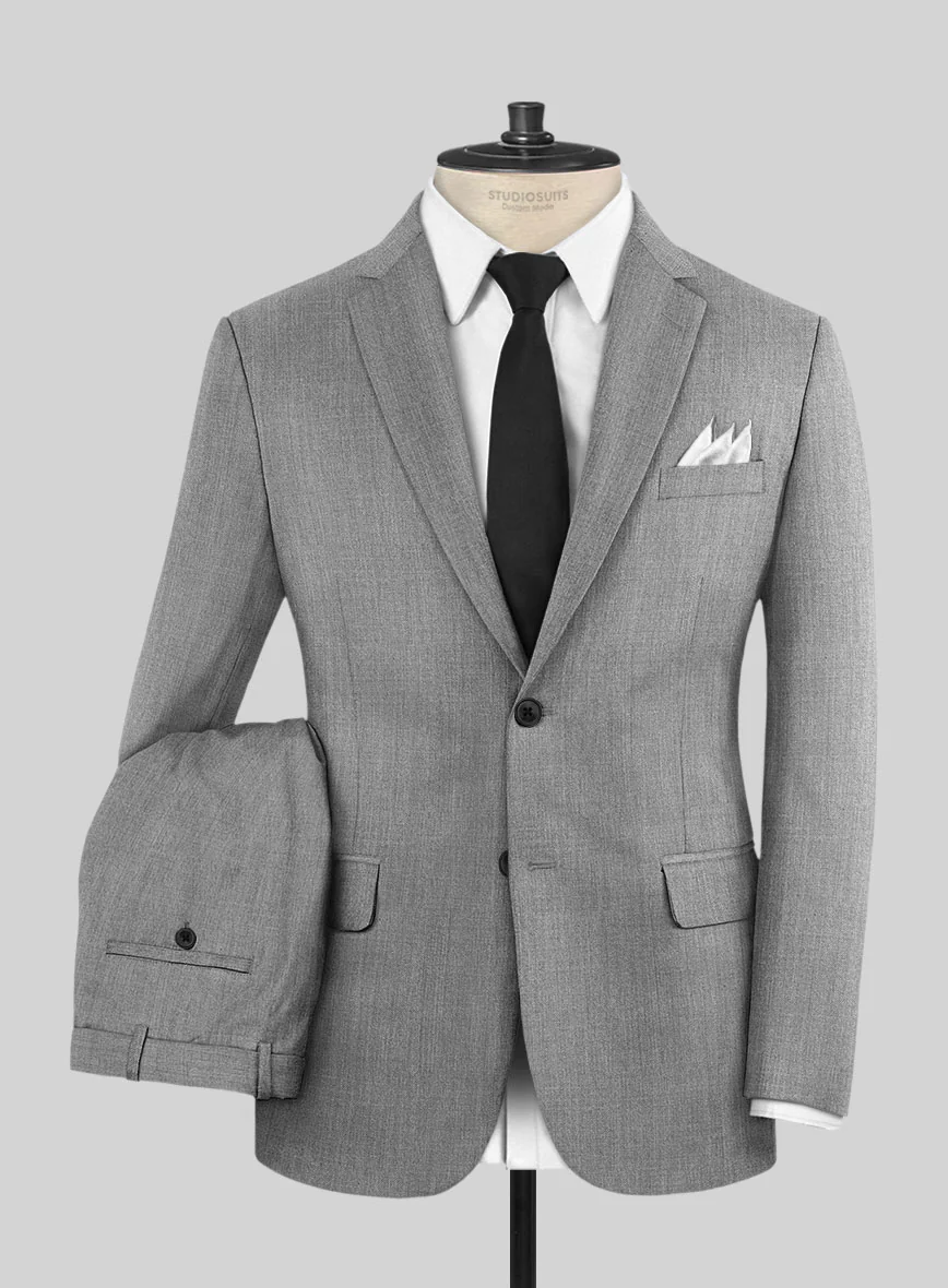 Lanificio Zegna Trofeo Mid Gray Wool Suit - Image 2