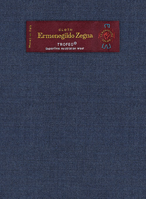 Lanificio Zegna Trofeo Rich Blue Wool Suit - Image 2
